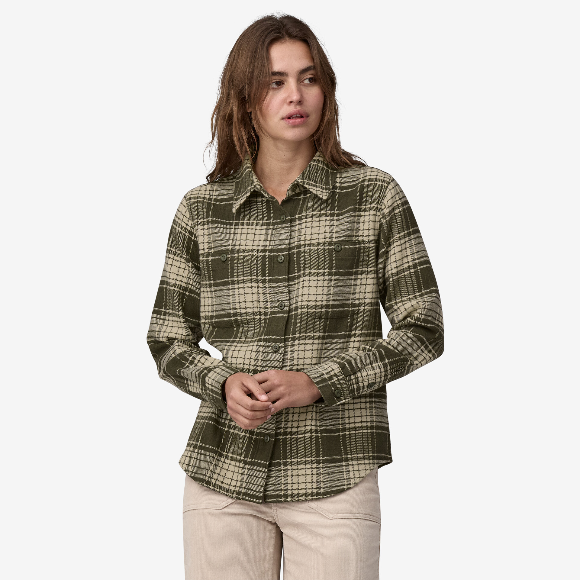 Pine Needle Green Fjord Flannel Shirt